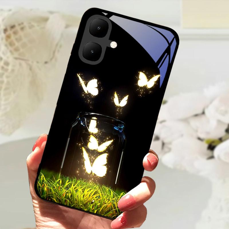 Etui Na Telefon Dla Infinix Smart 10 Odporne Na Wstrząsy Pokrowce Hartowane Szkło Tylna Pokrywa Dla Tecno Pop 10 KM4 Smart10 X6725 Ochrona Aparatu