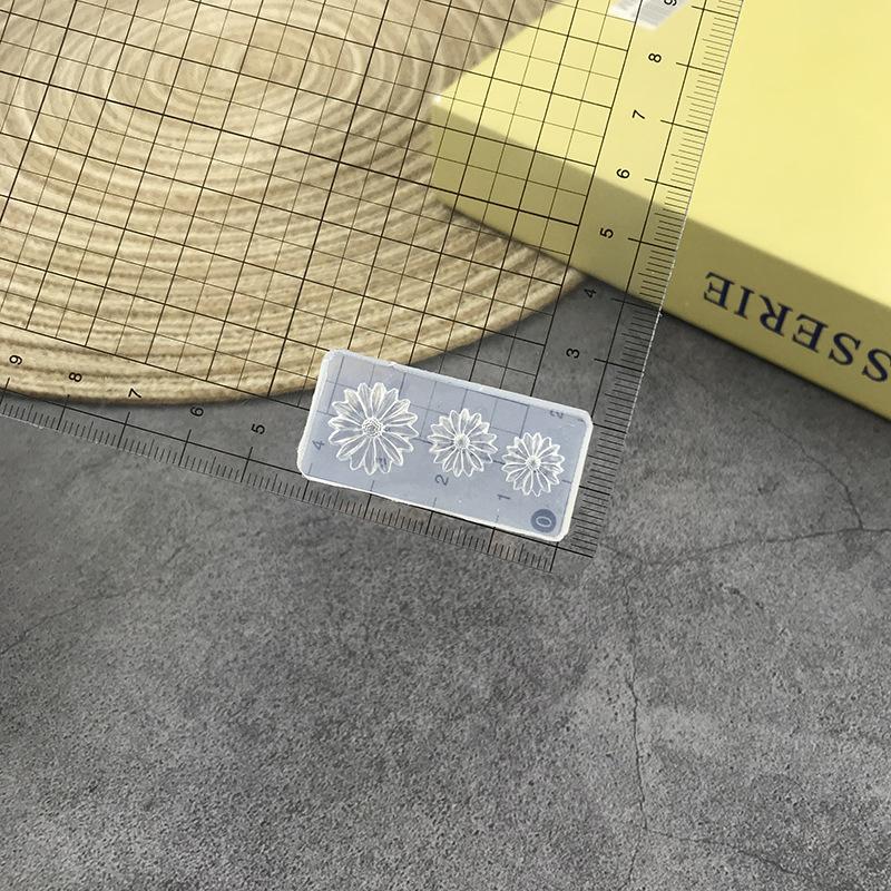 3D Rose Flower Silicone Nail Mold Ocean Style Shell Starfish Nail Transparent Mold Diy Nail Art Decoration Manicure Design Tools