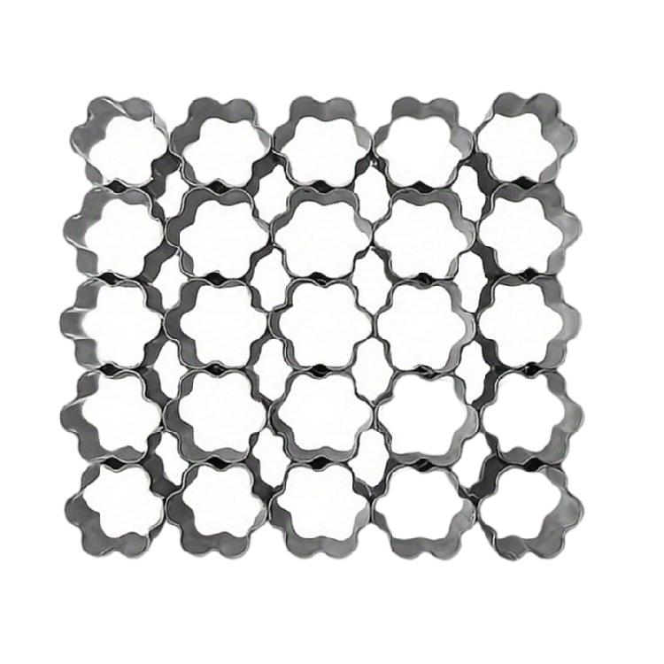Edelstahl Blumiges Herz Keksausstecher Formen Professionelles Küchenbackwerkzeug Für Kekskuchen Und Zuckerhandwerk