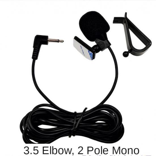 Car Microphone Audio Navigation Wired Clip External Wires Auto Mics Radio 3m Long Mic Stereo 3.5mm Mono 2.5mm SM Lotus Jack PlugGood product