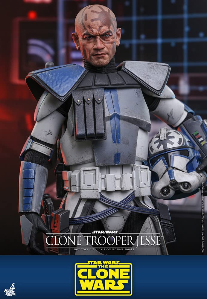 TV Masterpiece Star The Clone Wars Clone Scale Figure White Wars Trooper/Jesse 1/6