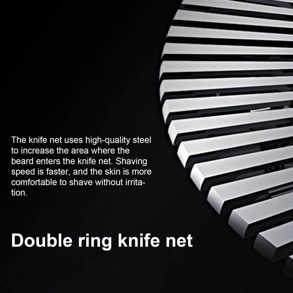 4 In 1 Rasoio Elettrico Resistente All'acqua 3 Lame Rasoio Maschile Multiuso IPX7 LCD Clipper Bagnato Asciutto Taglio per Orecchie Naso peli