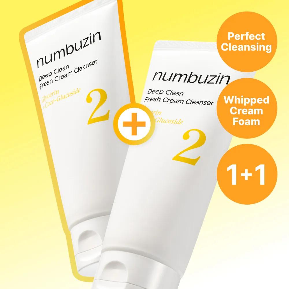 нумбузин Нет. 2 Двойной набор очищающих кремов Deep Clean Fresh Cream (120мл+120мл)