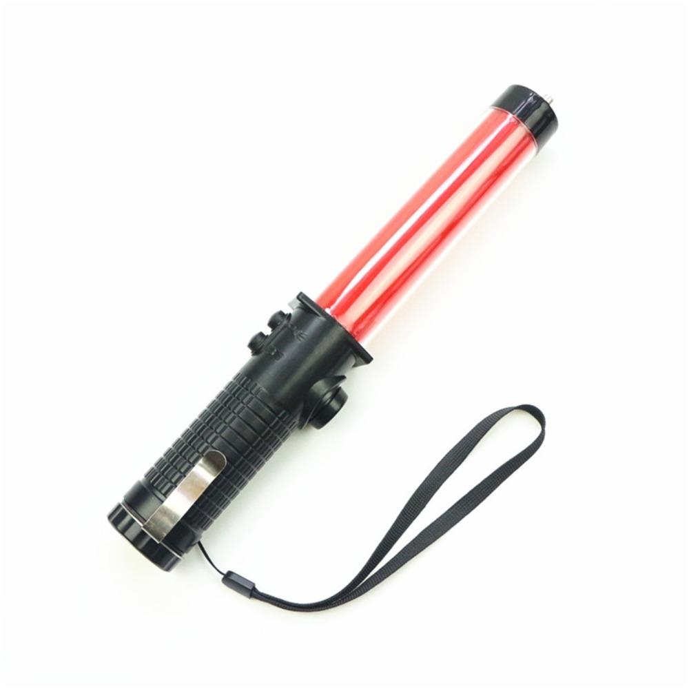 Flash Mode Traffic Baton Bright Light Flash Light Durable Signal Wand  Night Patrol