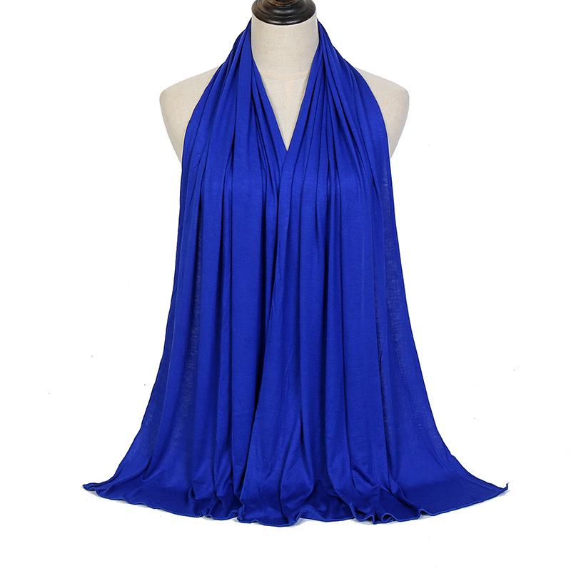 Modal Solid Color Long Scarf: High-Quality, Breathable, Soft Handfeel, Mercerized Cotton (YW125)