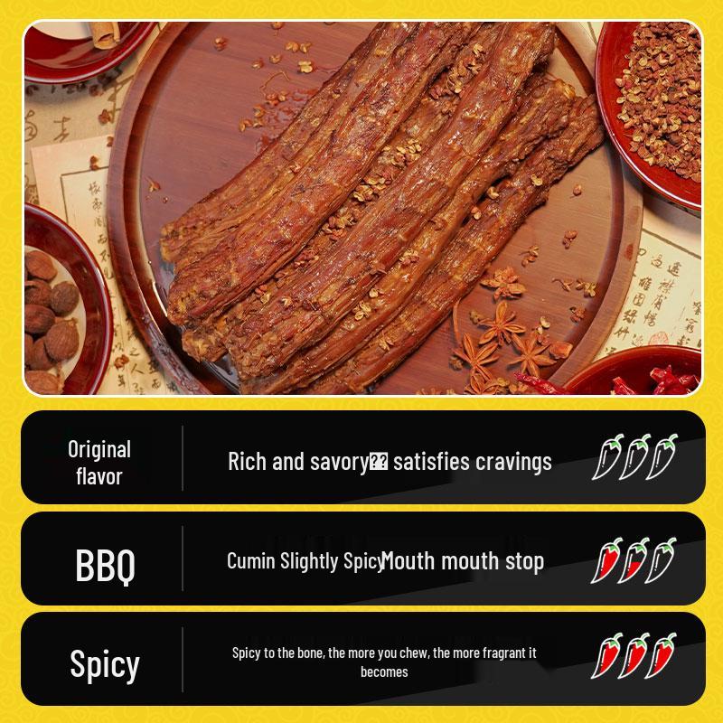 Jiujiuya Hand-shredded Duck Neck Classic BBQ Flavor