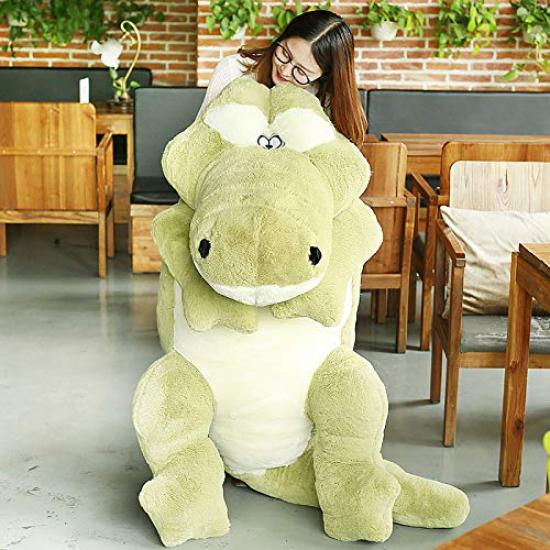 Extra Large Crocodile Stuffed Animallarge Cute Crocodile Body Pillowgiftfluffy Stuffed Animal (green, 160cm)