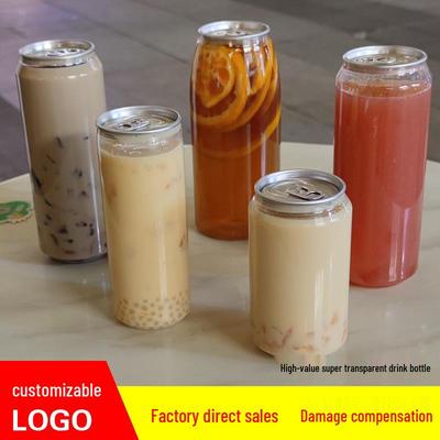 Transparent Disposable PET Pull-Tab Milk Tea Sealing Cup