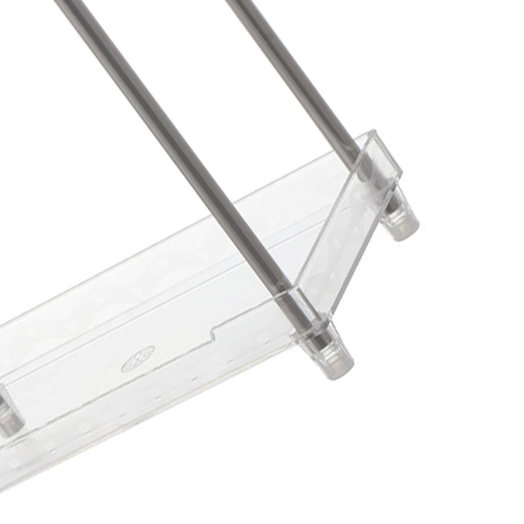 Make-up Organizer Gestell Abnehmbares Kosmetik-Aufbewahrungsregal mit durchsichtigem Acryl-Tablett für Toilettenartikel