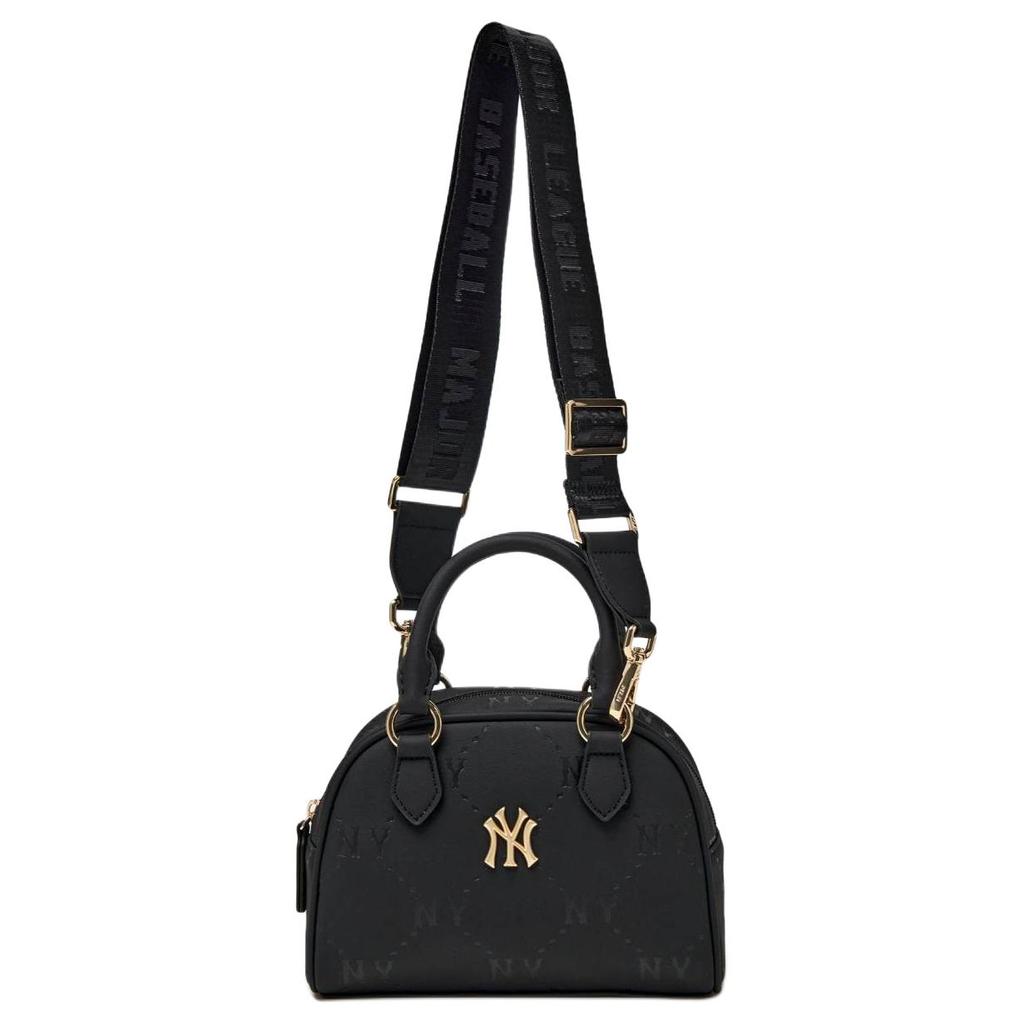 MLB New York Yankees 25FW Simple Versatile Polyester Cotton Shoulder Tote Mini Kids bags Black 7ACRMDA5N-50BKS