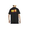 T Shirts Men's Black Crew Neck Moderate DZ2684-010