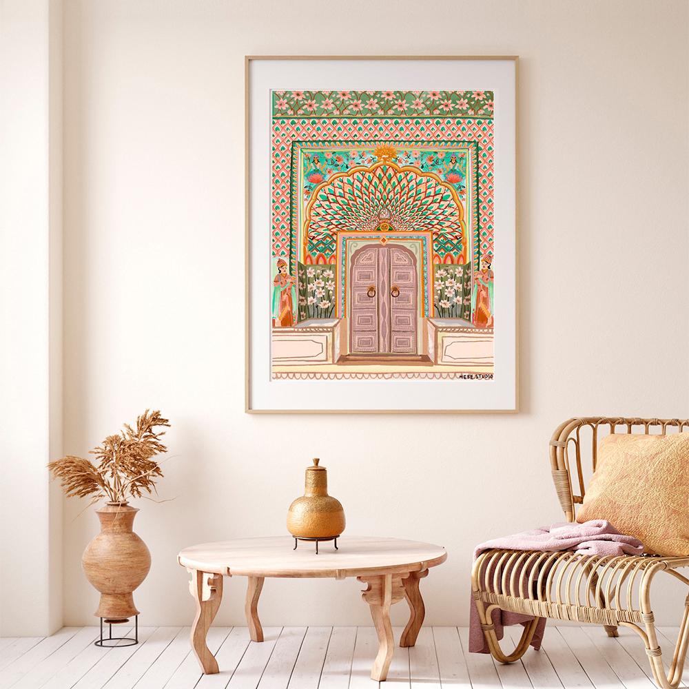 Poarta Patrika India Poster peisaj Italia Grecia Bali Piața plutitoare Thailanda Pictură pânză înotători Imprimare imagine Home Decor