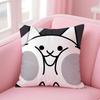 TD Cartoon Game The Battle CatsC Cushion Cover Pillow Case Soft Skin Friendly Fabric  Concealed Zipper