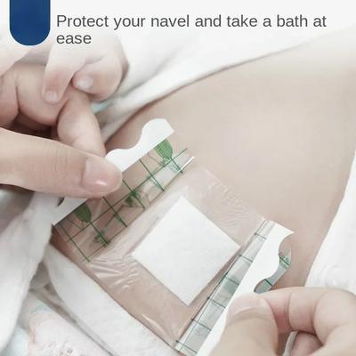 Plasture pentru buricul bebelușului Bandă transparentă Film PU Tencuială adezivă Banda de fixare impermeabilă Plasture de protecție ombilicală Bandaide Bandaje