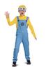 Disguise Bob Minions Costume for Kids, Official Minion Jumpsuit Outfit with Goggles and Hat, Classic Size S(4-6), Multicolor