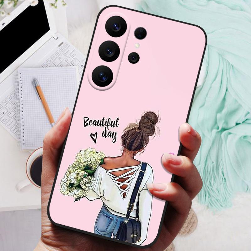 For Samsung Galaxy S26 Ultra Case Catoon Silicon Back Cover Phone Case for Samsung S26 Ultra S26Ultra 5G Cases Soft bumper coque