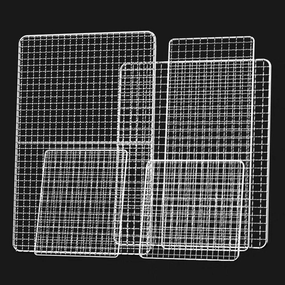 Square Grill Racks Iron Wire Roast Grate Net New Barbecue Net