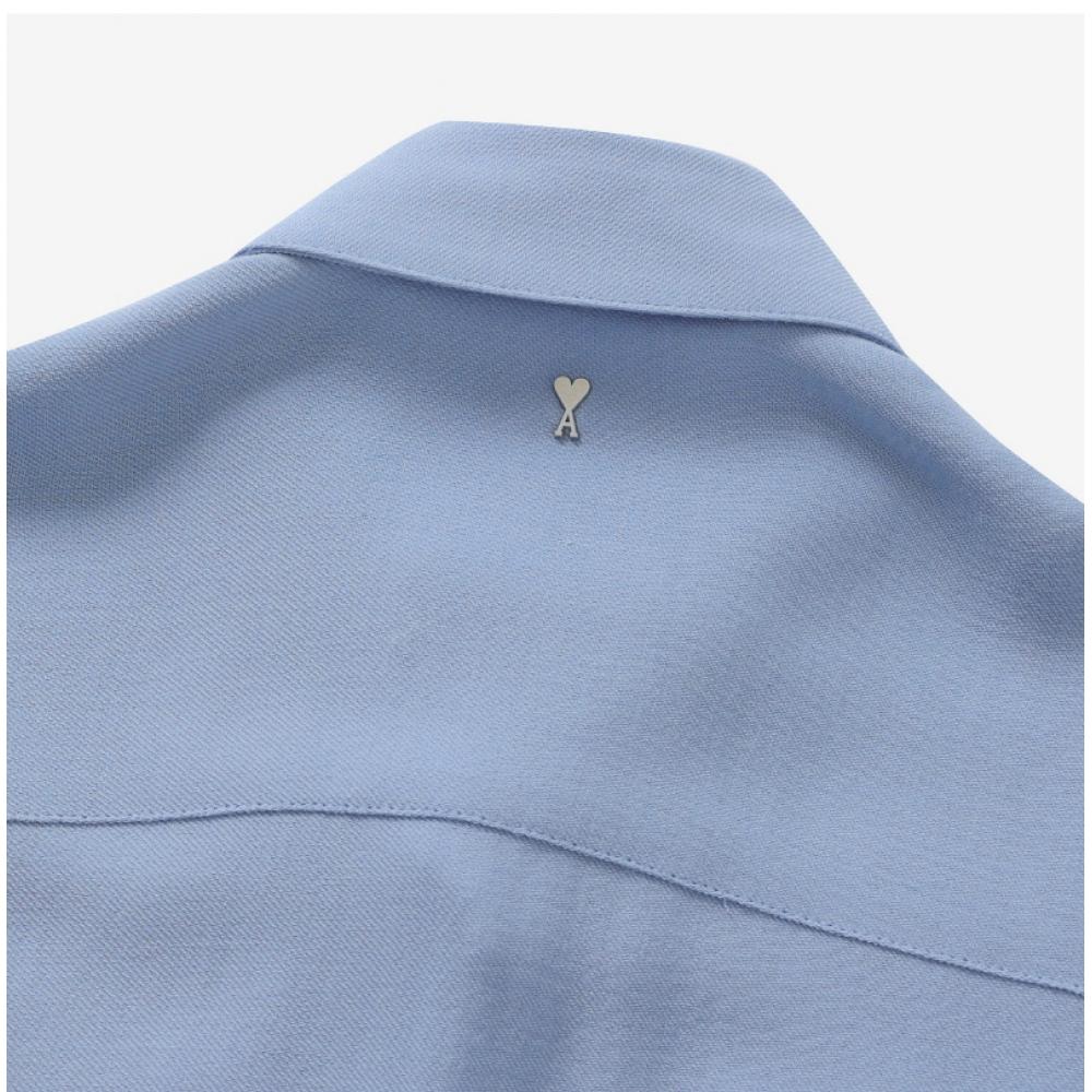 Ami Ush004 Wv0042 484 Ami De Coeur Heart Back Logo Classic Public Shirt