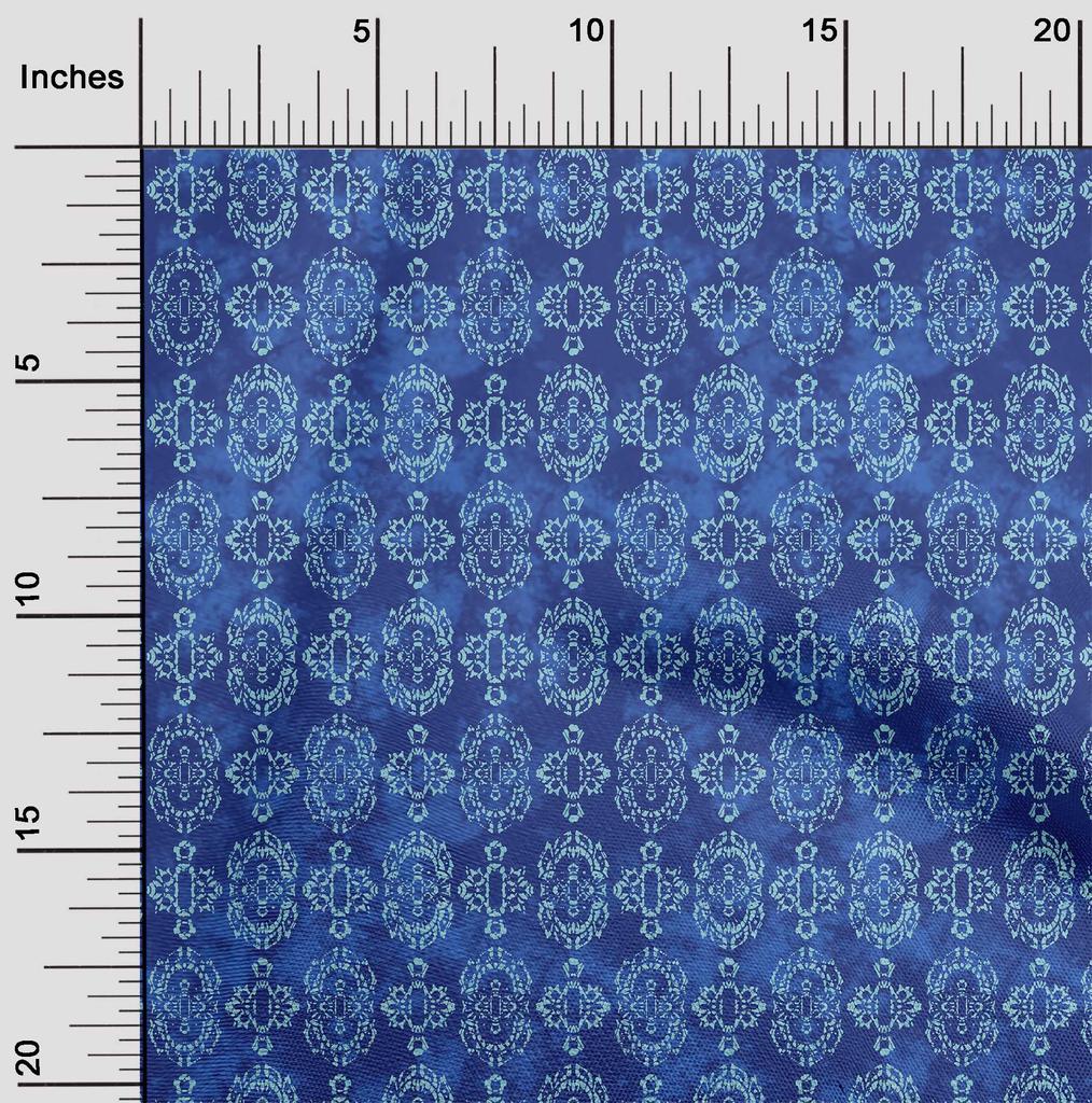 oneOone Cotton Flex Brown Fabric Batik Fabric For Sewing Printed Craft Fabric By The Yard 40 Inch