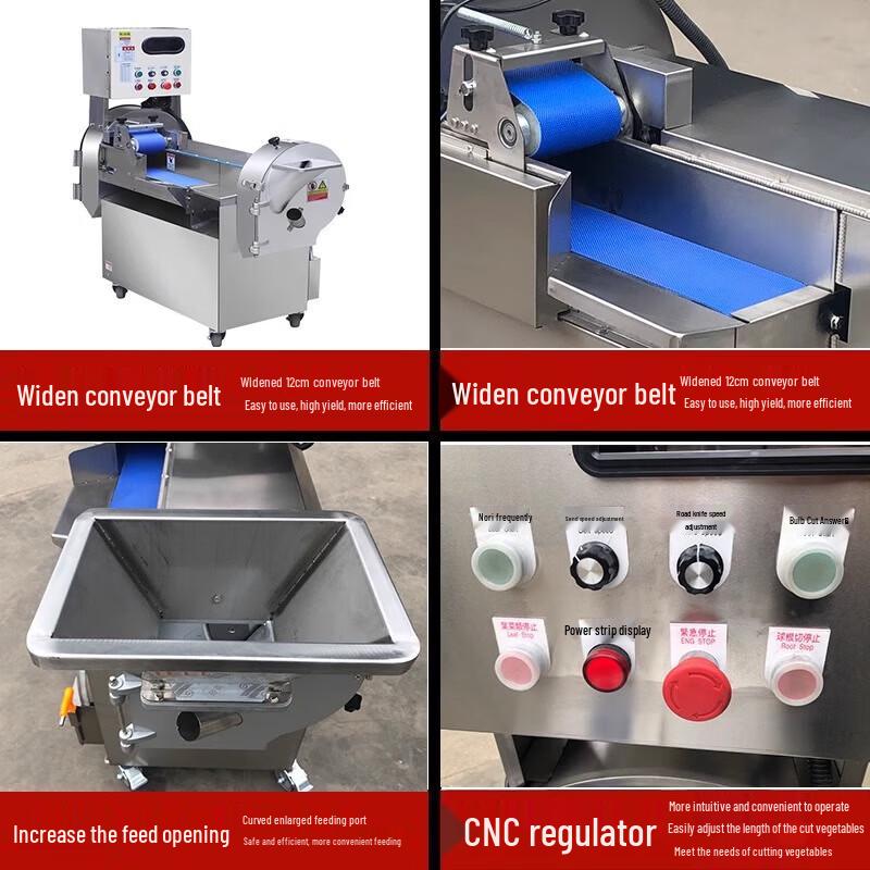 Commercial Automatic Vegetable Cutting Machine