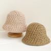 2026 NEW Handmade High Quality Minimalist Hollow-out Sun Hat Floppy Summer Hats For Women Beach Panama Straw Dome Bucket Hat