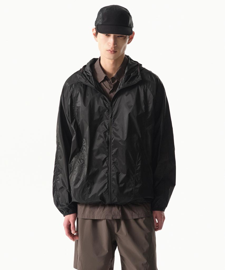 Musinsa Standard [City Leisure] Airweight Sheer Windbreaker Jacket [Black]