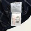 T-JACKET Check Pattern Long Sleeve Tailored Jacket S Navy Ancon Men's Used