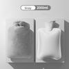 2000ml Warm Water Bag Leak-proof Hand Warmers Soft Belly Warmer  Hand and Feet