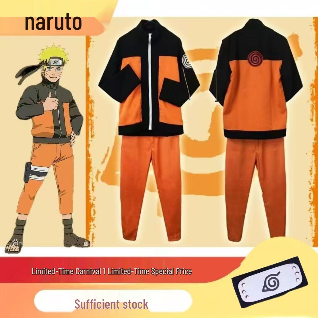 Naruto Shippuden Young Uzumaki Cosplay Coat Costume
