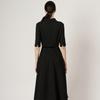BCBG V Neck Collar Dress B4m3o606