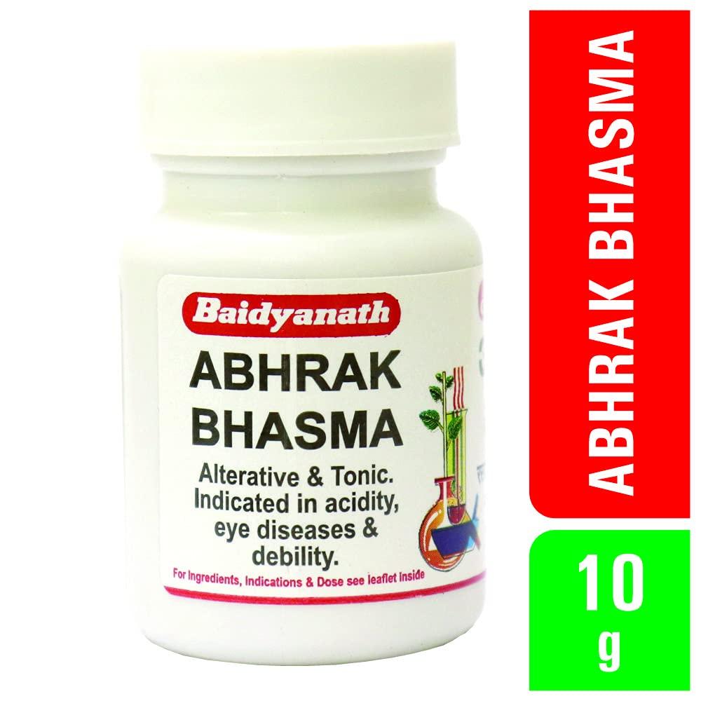 Baidyanath Asli Ayurved Abhrak Bhasma 10 GMS X Pack of 2 Traditional Ayurvedic Mineral Supplement