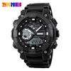 SKMEI Mens Watches Top Brand Luxury Military Waterproof LED Digital Analog Quartz Watch Men Sports Watches