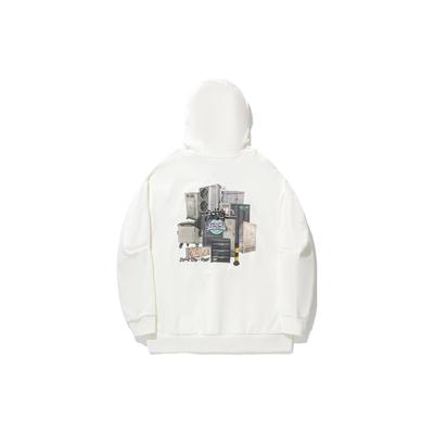 Li Ning Sweatshirts Herren Elfenbein Mit Kapuze Moderat Regulär AWDU321-3
