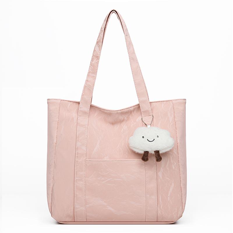 

Fashion Ladies Large Capacity Handbags High Quality Nylon Shoulder Bags Designer Elegant Women Top Handle Tote Bag Female Sac