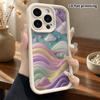 Phone Case: 2D Flat Design Suitable for iPhone 18 17 16 15 14 13 Pro Protective Case, Rainbow Hills, Perfect Christmas and Halloween Holiday Gift