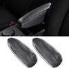CarHome 2pcs Car Seat Armrest Cover Trim For Toyota FJ Cruiser 2007-2012 Carbon Fiber Leather Cushion Cover Armrest Protector NE