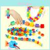 Childrens Bead Stringing Educational Toy With Plastic Materials For Fine Motor Skills Development And Creative Play