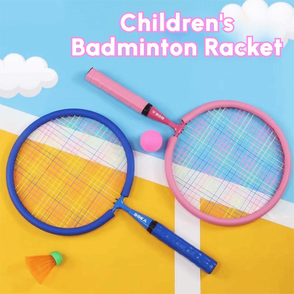 Lightweight Children Badminton Rackets Shock Absorbing Badminton Racket Set  Indoor Sports