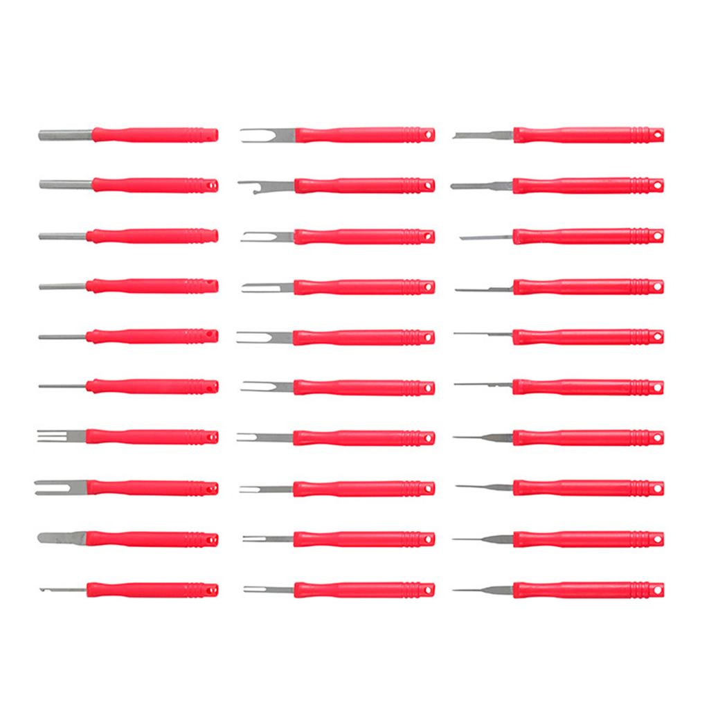6/8/18/30/36st Nyckelverktyg för terminalborttagning, terminalstiftextraktor avdragare Reparationsborttagningsnyckelverktyg för bil