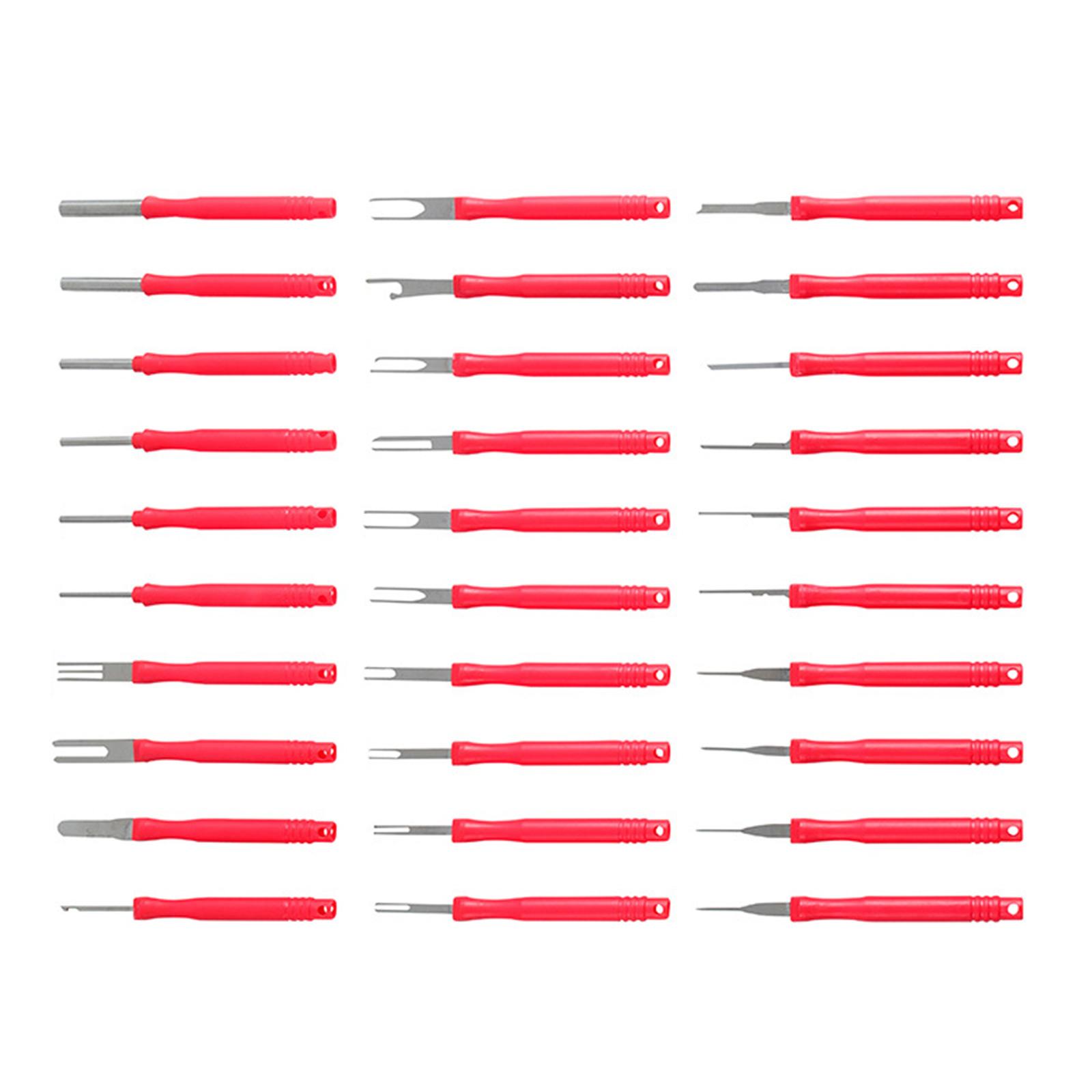 

6/8/18/30/36 шт. ключ для снятия клемм, съемник клеммных штифтов, съемник для ремонта, инструмент для снятия ключей для автомобиля D