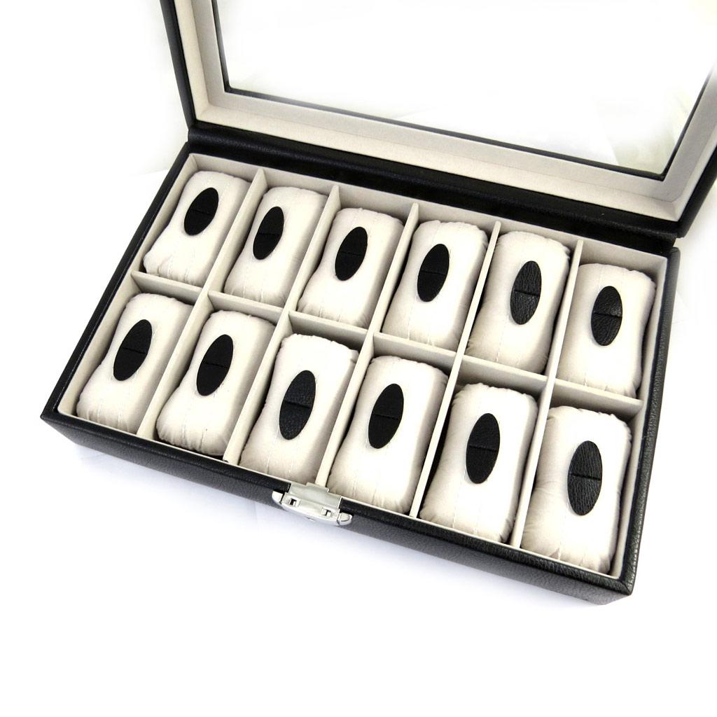 Davidt's [E5100] - Coffret montres 'Munich' noir (12 montres) - 33x9x22 cm