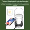 Lampe de Camping Portable multifonctionnelle, veilleuse d'extérieur, charge de Type C et sortie USB