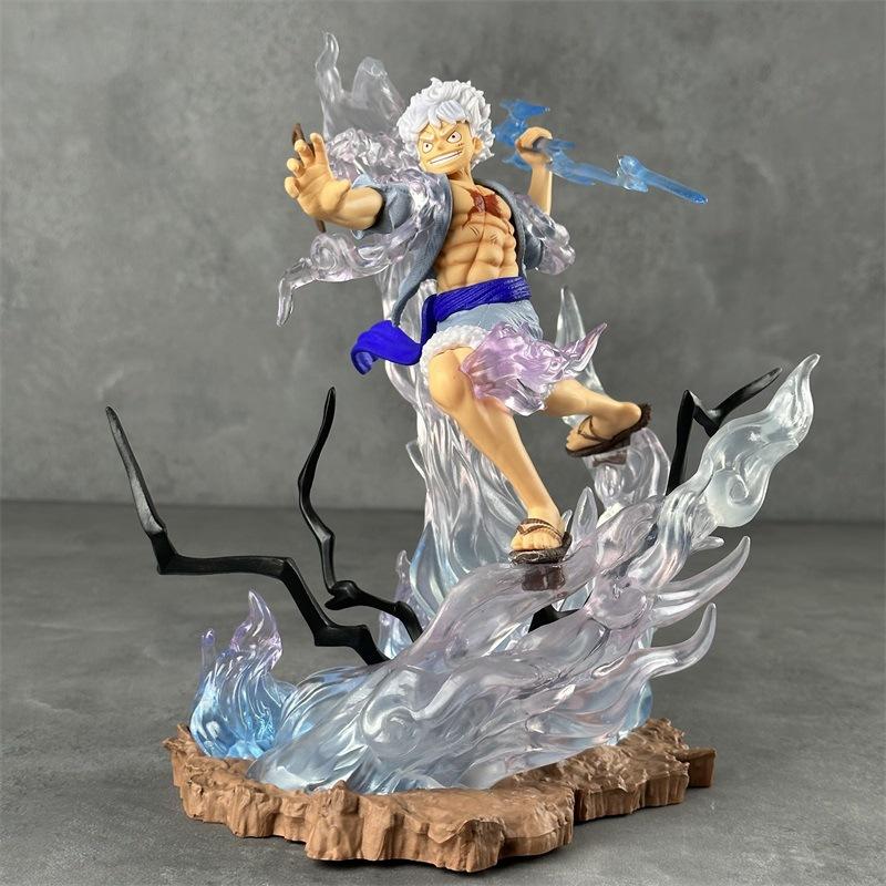 

One Piece Nika Luffy Figure ПВХ модель ляльки Колекція Подарункова прикраса білий