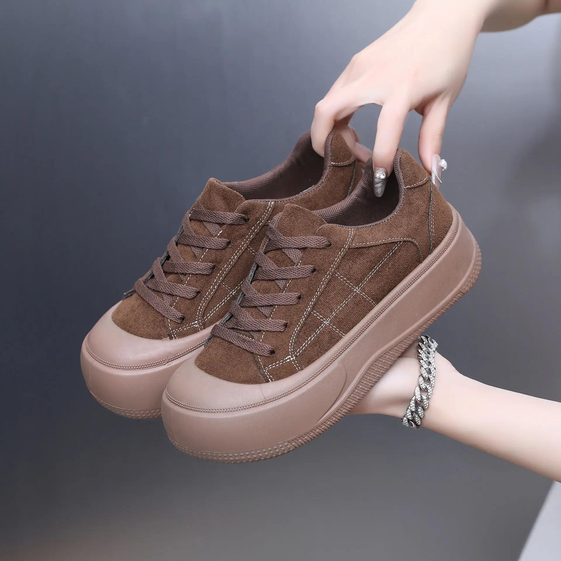 

Мода Новинка На высокой платформе На шнуровке Женская обувь Дизайнерская Роскошная 39 Повседневная Удобная и Элегантная Эстетика Женская обувь 41