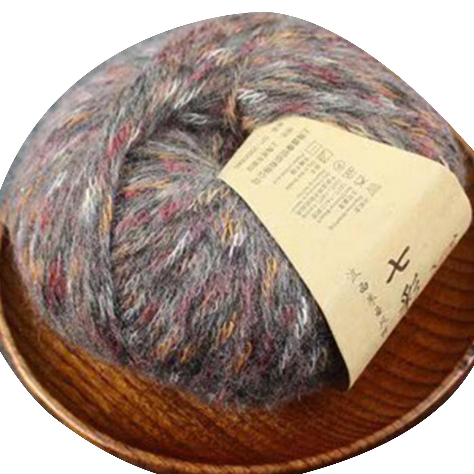 Gradietnt Color Yarn Crochet Knitting Yarn 50g/ball DIY Soft Crochet Yarn Thick