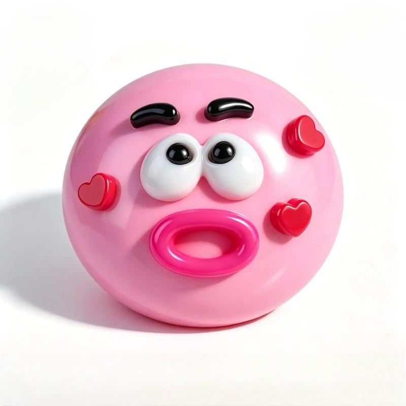 Smushers Squishy Toy, Dog Face Swap Soft Slow Rise Squeeze Toy, Cute Moldable Sensory Stress Relief Fidget Toy