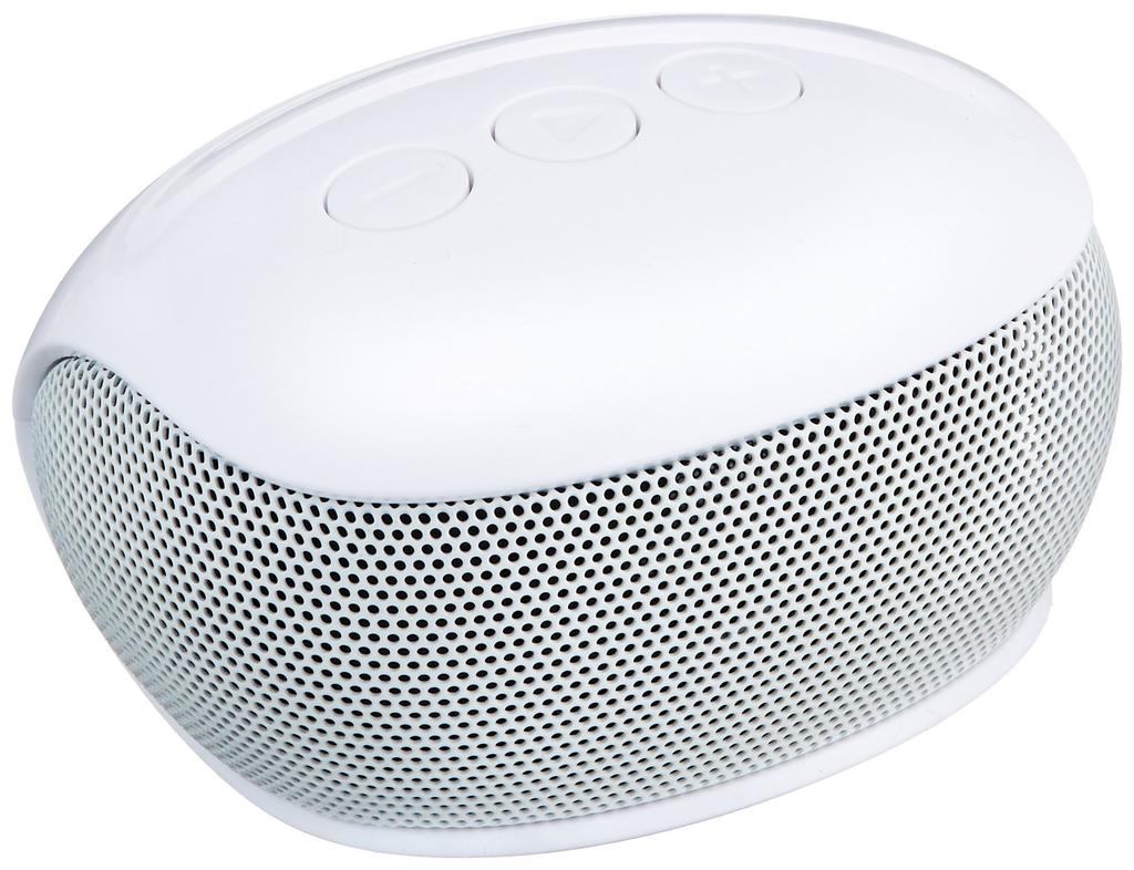 ELECOM Bluetooth 3W 8 Hours of 10m Compatible with iPhone and Speaker, Wireless, Output, Playback, Distance, Android, White, LBT-SPP20WH