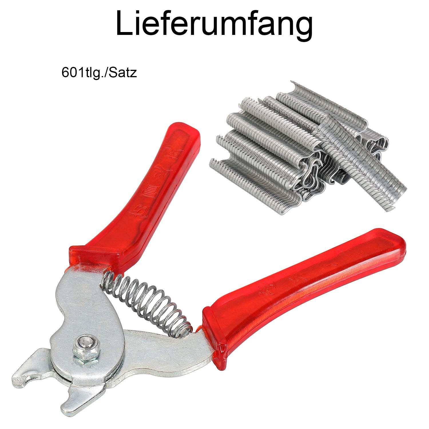 

Wire Tightening Pliers Mesh Cage Pliers + 600pcs M-ring