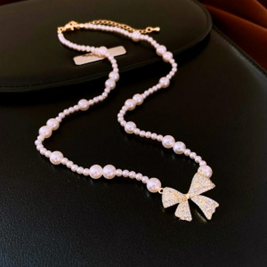 Korean Zircon Butterfly Pendant Necklace: Elegant and Versatile Accessory for Women