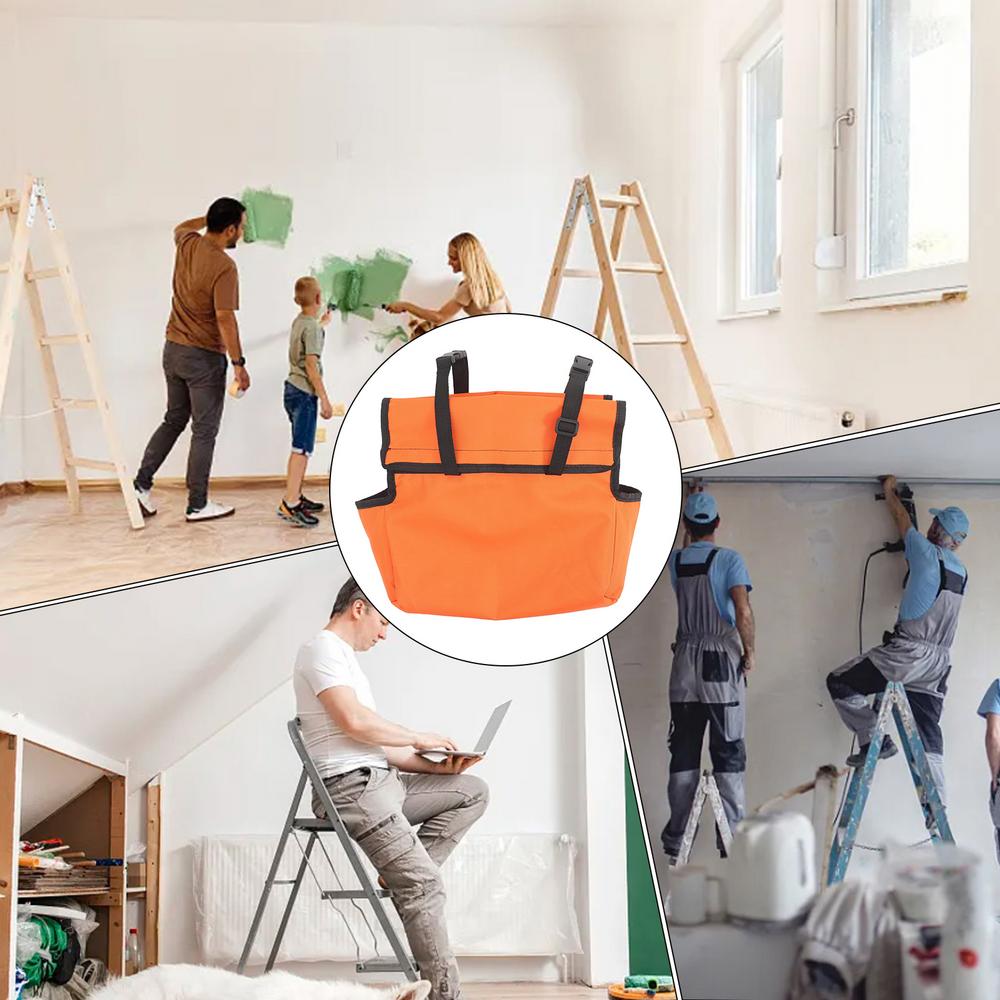 Faltleiter Werkzeugaufbewahrungstasche Vielseitig Langlebig Praktisches Zubehör Oxford-Gewebe Tragbare Leiter Hängetasche für Werkstatt